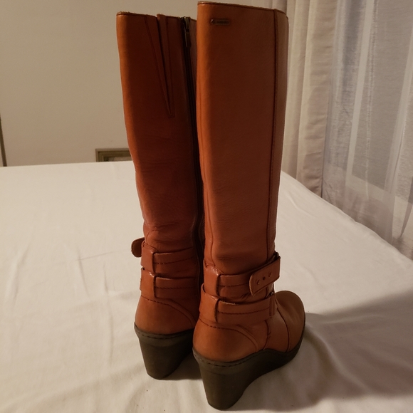 Clarks Goretex Leather Boots sz 7.5 - Picture 4 of 7